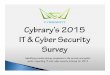 Cybrary’s 2015 IT & Cyber Security Survey · Identifying trends among companies in the private and public sector regarding IT and cyber security training for 2015 info@cybrary.it