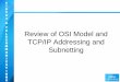 I S C O 2 T L Review of OSI Model and E TCP/IP Addressing and Review.pdf · • Can functions at the transport, session, presentation or application layer of the OSI model • Most
