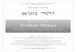 dailyzohar.com · 2 days ago · Zohar Naso – Draft – unedited- not for publishing . 2 DailyZohar.com . תֶא אֹׂשָנ רֹמאֵל הֶׁשֹמ לֶא 'ה רֵּבַדְיַוּ