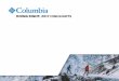 DOING RIGHT: 2017 HIGHLIGHTS · 2020-05-15 · doing right: 2017 highlights Columbia is proud to support initiatives that focus on doing right by the people we reach, the places we