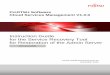 Instruction Guide for the Service Recovery Tool for ... · Windows(64) FUJITSU Software Cloud Services Management V1.0.0 Instruction Guide for the Service Recovery Tool for Restoration