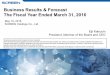 Business Results & Forecast The Fiscal Year Ended March 31 ... · Confidential Business Results & Forecast The Fiscal Year Ended March 31, 2016 May 10, 2016 SCREEN Holdings Co., Ltd