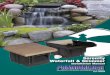 Serenity Waterfall & Skimmer - Amazon S3 · the waterfall box. This will ensure that the weight of the rocks used in the waterfalls will not pull down on the liner. b. Using boulders
