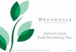January 2016 Mktg Plan - printablesdps.rjyoung.com · January - Field Marketing Plan Outline 7 Activity Tactics Business Development CE Series – Nutrition Strategies for Older Adults.Key