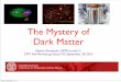 The Mystery of - Cornell Universitymaxim/talks/CIPT_Fall13_DarkMatter.pdfMaxim Perelstein, LEPP/Cornell U. CIPT Fall Workshop, Ithaca NY, September 28 2013 The Mystery of Dark Matter