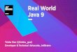 Real World Java 9 - GOTO Conference...com.mechanitis.demo.sense.client resources test groovy Java resources (2, build.gradle gradle sense [sense-sense] src main Java com.mechanitis.demo.sense