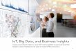 IoT, Big Data, and Business Insights - Fujitsu · 2017-09-26 · I ncorporating the Internet of Things (IoT), along with the massive quantities of data it produces, into your business