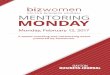 Monday, February 12, 2017 - media.bizj.us · Monday, February 12, 2017 A speed coaching and networking event powered by bizwomen. Mentors 1 ... Sara Collins has more than 15 years