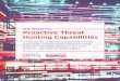 The Quest For Proactive Threat Hunting Capabilities · minded individuals who can think like a hacker, and individuals with threat hunting capabilities. • Roughly half of respondents