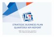 STRATEGIC BUSINESS PLAN QUARTERLY KPI REPORT · strategic business plan quarterly kpi report for: fiscal year 2015, quarter 2 (july through december 2014) contents balanced scorecard