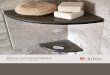 WALL BATH ACCESSORIES - Dal-Tile · Contemporary Bath Accessories are permanently protected by Q-Seal™: Stain and scratch resistant, antimicrobial. Made in the USA. Since there