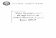 of Agriculture Performance Audit June 2017 · This section of the performance audit focuses on the Ohio Department of Agriculture’s (ODA or the Department) Laboratory Operations