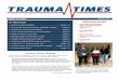 In This Issue Upcoming Events times may_june 19.pdfThe Trauma Program Manager Course emphasizes key components of a trauma program. Taught by expert Trauma Program Managers, it is