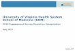 University of Virginia Health System School of Medicine (SOM)...Quality 4.19 4.21 Mission 3.98 3.99 Opinions 3.83 Individual Development 3.86 3.85 Cares 4.18 4.12 Recognition 0.013.42