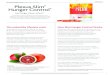 Plexus Slim Hunger Control | Product Information Sheet ... · Plexus Slim Hunger Control | Product Information Sheet *These statements have not been evaluated by the Food and Drug