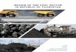 REVIEW OF THE COAL SECTOR IN REPUBLIC OF TAJIKISTAN · Current state of the coal sector The coal industry of the Republic of Tajikistan is characterized by a diversity in geographical