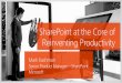 SharePoint at the Core of Reinventing Productivity · Senior Product Manager –SharePoint Microsoft SharePoint at the Core of Reinventing Productivity . THE WORLD HAS CHANGED. UBIQUITOUS