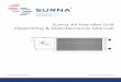 Surna Air Handler Unit Operating & Maintenance …surna.com/wp-content/uploads/2016/11/SCMAHU42-Manual-10...2016/10/06  · Surna Air Handler Unit Operating & Maintenance Manual 303.993.5271