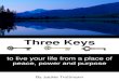 Three Keys - Amazon S3...your life from a place of peace, power and purpose by putting your attention on these three keys. Marketers tell us, well, bombard us with 24 hour messages