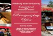 Recognizing You · 2020-05-22 · Recognizing You Graduate School and Research Awards Pittsburg State University Spring 2020 Departmental Awards Distinguished Thesis Faculty Awards