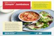 DASH EATING PLAN Jumpin’ Jambalaya Lots of veggies plus ... · Jumpin’ Jambalaya HEALTHY EATING, PROVEN RESULTS Lots of veggies plus low-fat meats make this one-pot meal an easy