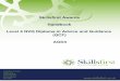 Skillsfirst Awards Handbook Level 4 NVQ Diploma in Advice ... · delivery of the Level 4 NVQ Diploma in Advice and Guidance (QCF). The handbook is a live document and will be updated