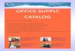 Office Supply Catalog - Poudre School District · 2017-11-14 · office supply catalog ... cards/index cards 5 clips/fasteners 6 computer equipment 7 envelopes and stamps 8 flags