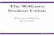 S t u d e n t Un i o n T h e Wi l l i a msephblog.com/wp-content/uploads/2020/03/The-Williams-Student-Uni… · Williams Student Union, 2 T h e W i l l i a m s S t u de n t U n i