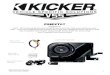 PSIEXT07 - KICKER - 20160202.pdf · 2016-06-08 · PSIEXT07 Designed for 2007 - 2013 Chevrolet® Silverado & GMC® Sierra Ext-Cab 1500 series with base radio ... † Test with different