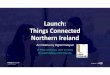 Launch: Things Connected Northern Ireland - LPWAN NI · Competition open from April 1st2018 –today is the official launch Application clinics in each council area (i.e. close to
