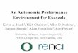 An Autonomic Performance Environment for Exascalekhuck/APEX-Scalable-Tools-Workshop-2015.pdfAPEX Event Listeners • Profiling listener – Start event: input name/address, get timestamp,
