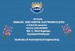 ANALOG AND DIGITAL ELECTRONICS (IT) _ PPT_0_0.pdfDiode - Static and Dynamic resistances, Equivalent circuit, Load line analysis, Diffusion and Transition Capacitances, Diode Applications: