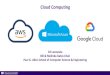 Cloud Computing - Cloud Object Storage · 2019-07-09 · Cloud Computing. 7/9/2019 Office applications Databases and ... 7/9/2019 Office applications Email Math and science Web browser