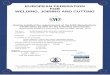 EUROPEAN FEDERATION FOR WELDING, JOINING AND CUTTING · Extent of validity of IIW Certificate No. 2/IT/508 Rev. 2 Product standards(s): EN 15085 - Customer specifications Alternative