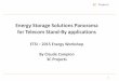 Energy Storage Solutions Panorama for Telecom …...Energy Storage Solutions Panorama for Telecom Stand-By applications ETSI –June 4 th 2015 -Claude Campion 2 3C Projects founded