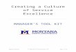 Montana State University | Montana State University ...€¦ · Web viewGreetings and welcome to the OpenMSU Service Excellence initiative at Montana State University. This Manager’s
