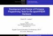 Development and Design of Firmware Programming Tools for the openHPSDR Hardware · 2020-03-24 · Development and Design of Firmware Programming Tools for the openHPSDR Hardware David