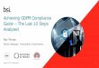 Achieving GDPR Compliance Guide – The Last 10 Steps Analysed€¦ · The role of the Data Protection Officer . 1. ... GDPR – the role of the Data Protection Officer (Dec17) 