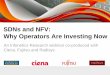 SDNs and NFV: Why Operators are Investing Nowsantitoro.com/samples/SDN_and_NFV_Webinar_26Jun2013_final.pdf · 6 Why Service Providers Want SDNs & NFV Top Drivers ‣New revenue and