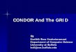 CONDOR And The GRID - University at Buffalo · CONDOR-G Inter-operability with GLOBUS Condor Pool is divided into two 1.Job Management 2.Resoure Management Submit Machine- Job Management