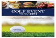 CorporateGolfEvents Menu English 2019 · 2 BREAKFAST GOLF EVENT MENU 2019 COFFEE AND MUFFINS Mu˜ in with co˜ ee or tea $4.70 Add Minute Maid juice $3.30 each BREAKFAST ON-THE-GO