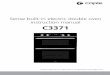 Sense built-in electric double oven instruction manual C3371...Contact Caple on 0117 938 7420 or for spare parts Sense built-in electric double oven instruction manual C3371 C3371
