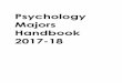 Psychology Majors Handbook 2017-18 - Reed College · Psy 322 (Social Psychology) Psy 333 (Behavioral Neuroscience) Psy 351 (Psychopathology) Psy 361 (Developmental Psychology) Psy