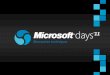 AppFabric, le middlewaredownload.microsoft.com/documents/France/MSDAYS/2011/App... · 2018-12-05 · Windows Azure AppFabric Service Bus Windows Azure AppFabric Applications Conclusion