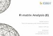 R-matrix Analysis (II)nucleartheory.eps.surrey.ac.uk/.../ecs_rmatrix_analysis3.pdfR-matrix Analysis (II) GANIL TALENT SchoolTALENT Course 6 Theory for exploring nuclear reaction experiments