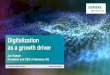 Presentation Joe Kaeser: Digitalization as a growth driver › siemens › assets › api › ... · Digital business €5.2bn Revenue from digital business in FY 2017 +20% Growth