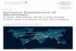 White Paper Inclusive Deployment of Blockchain: Case ... · Inclusive Deployment of Blockchain: Case Studies and Learnings from the United Arab Emirates 7 The UAE blockchain ecosystem