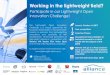 Participate in our Lightweight Open Innovation Challenge!lightweight-alliance.eu/wp-content/uploads/2017/10/alli_loic_flyer_a5.pdfInnovation Challenge! The Lightweight Open Innovation