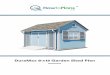 8x12 Garden Shed Plan - A home for DIY outdoor building plans · Assemble and Install Shed Doors 8.1 Build the door frames for the shed using 1 1/2 “ x 3 1/2 “ pressure-treated