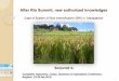 After Rio Summit, new authorized knowledges · 2016-03-01 · Serpantié G. 1 After Rio Summit, new authorized knowledges Case of System of Rice Intensification (SRI) in Madagascar